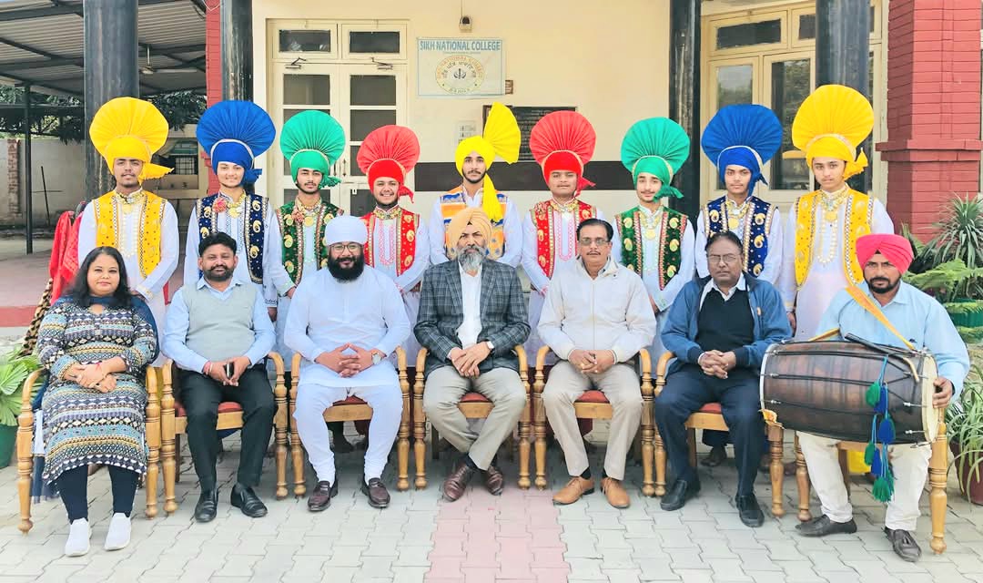 Sikh National Collegiate School's Bhangra team secured second position in district level inter-school competitions